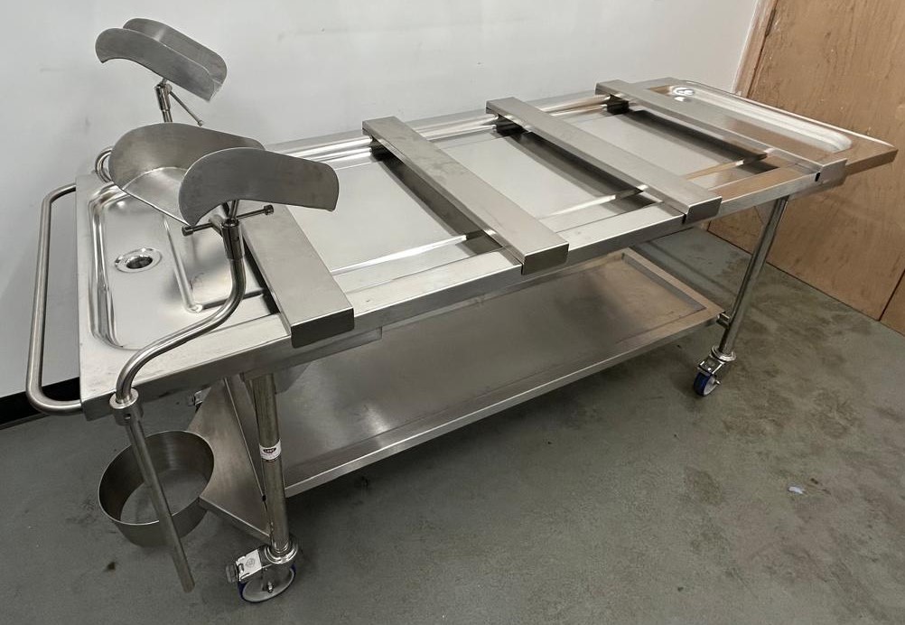 Embalming/preparation/anatomy tables | Mortuary Solutions