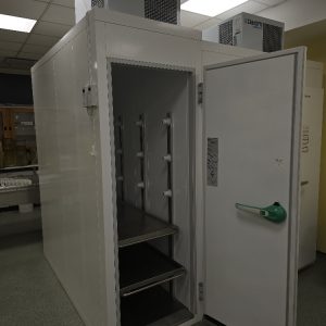 1 door Mortuary Solutions fridge
